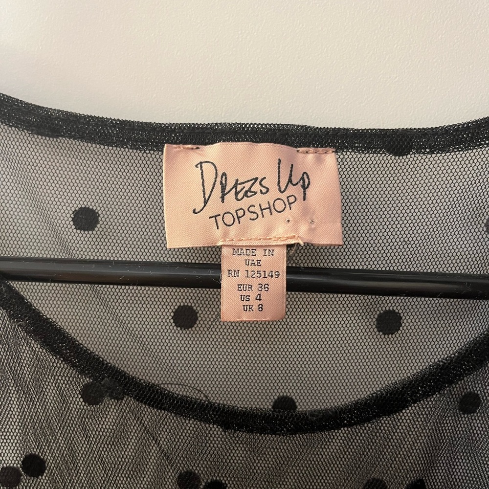 Top shop tight black dress